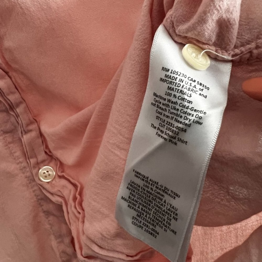 Current Elliott Button Down Cotton Casual Shirt - image 5